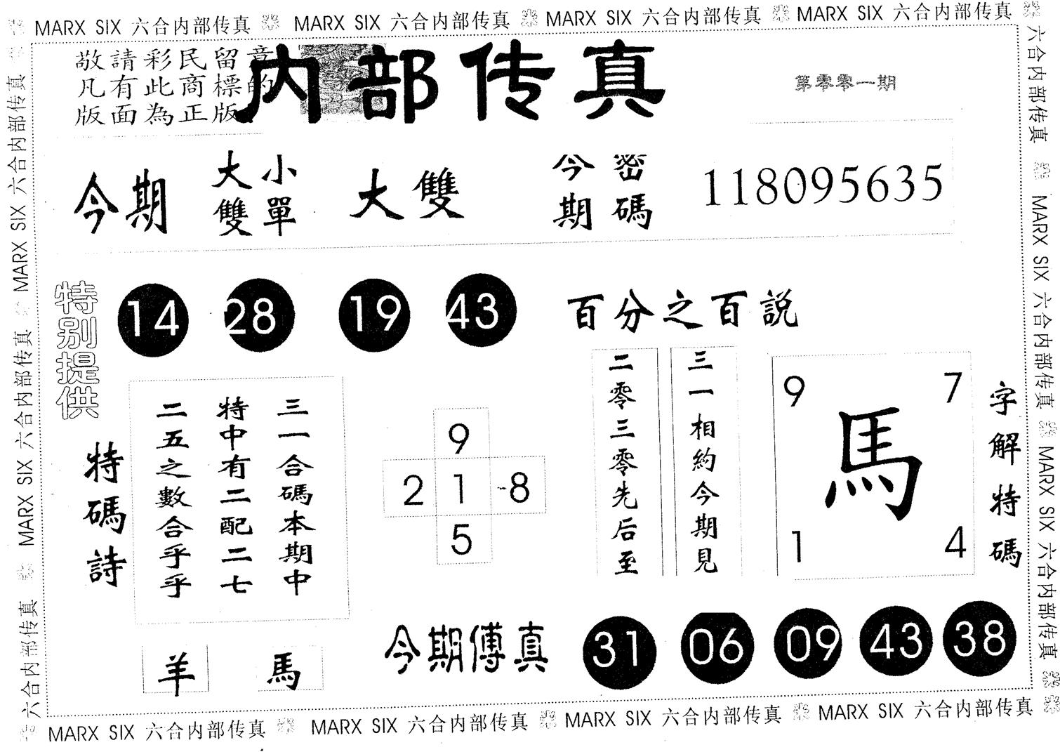 内部传真 第1期