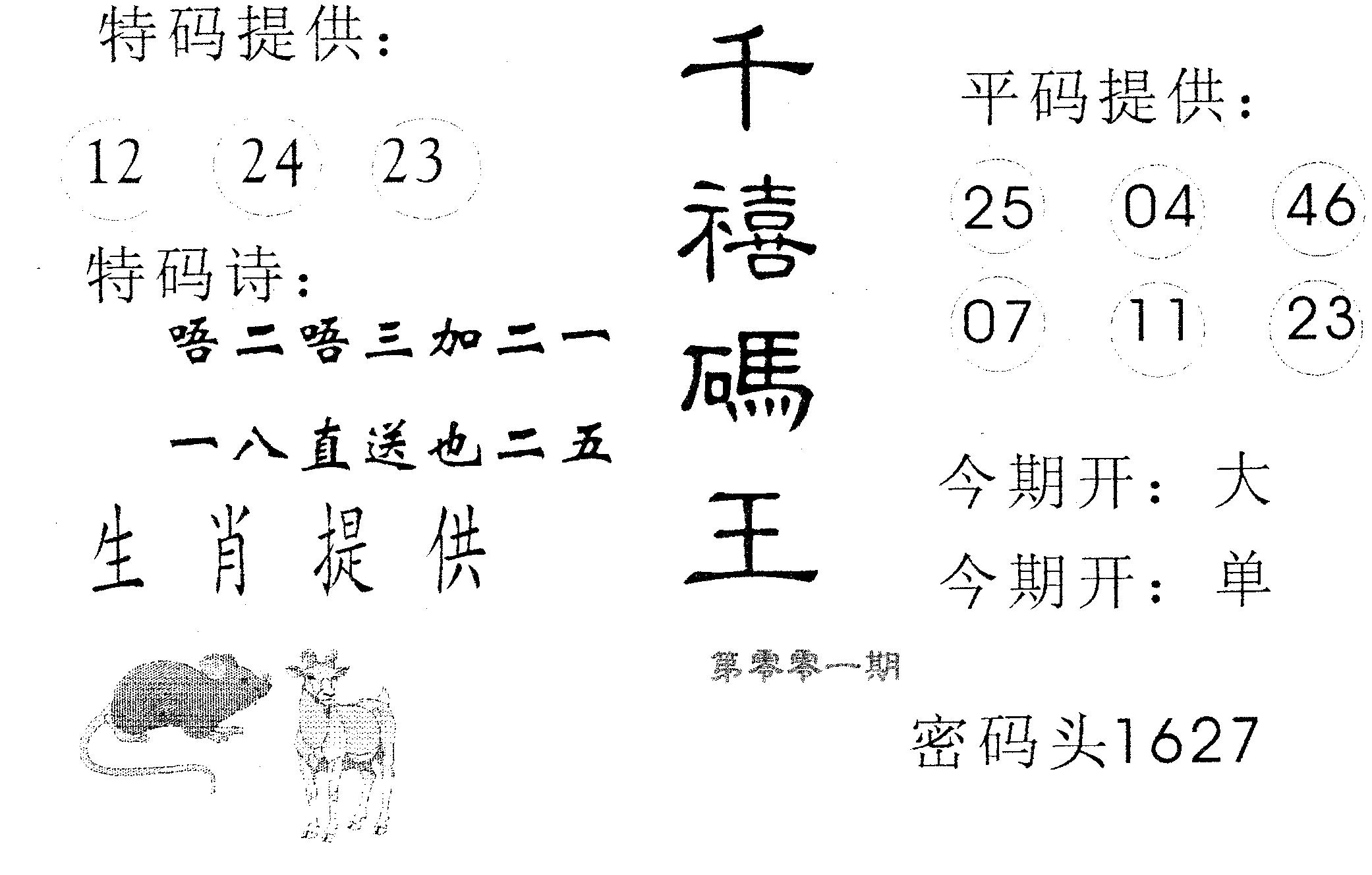 千禧码王 第1期