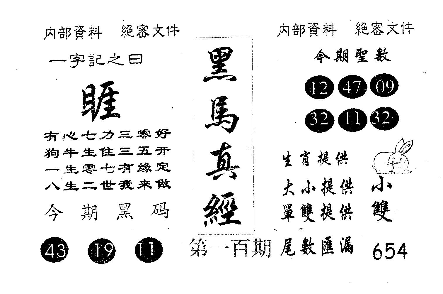 黑马真经 第100期
