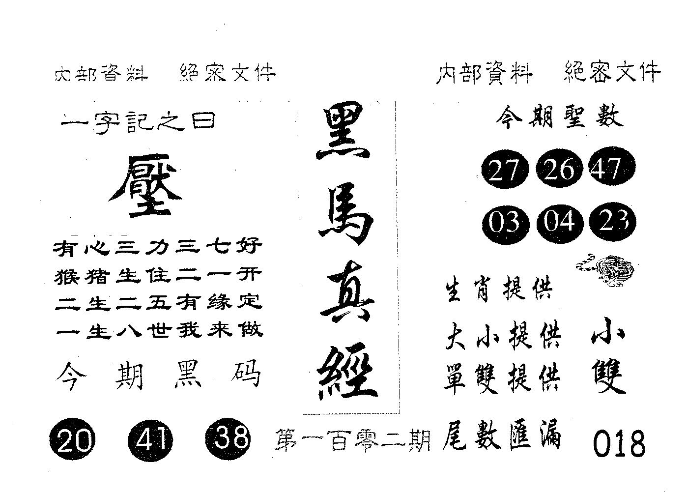 黑马真经 第102期