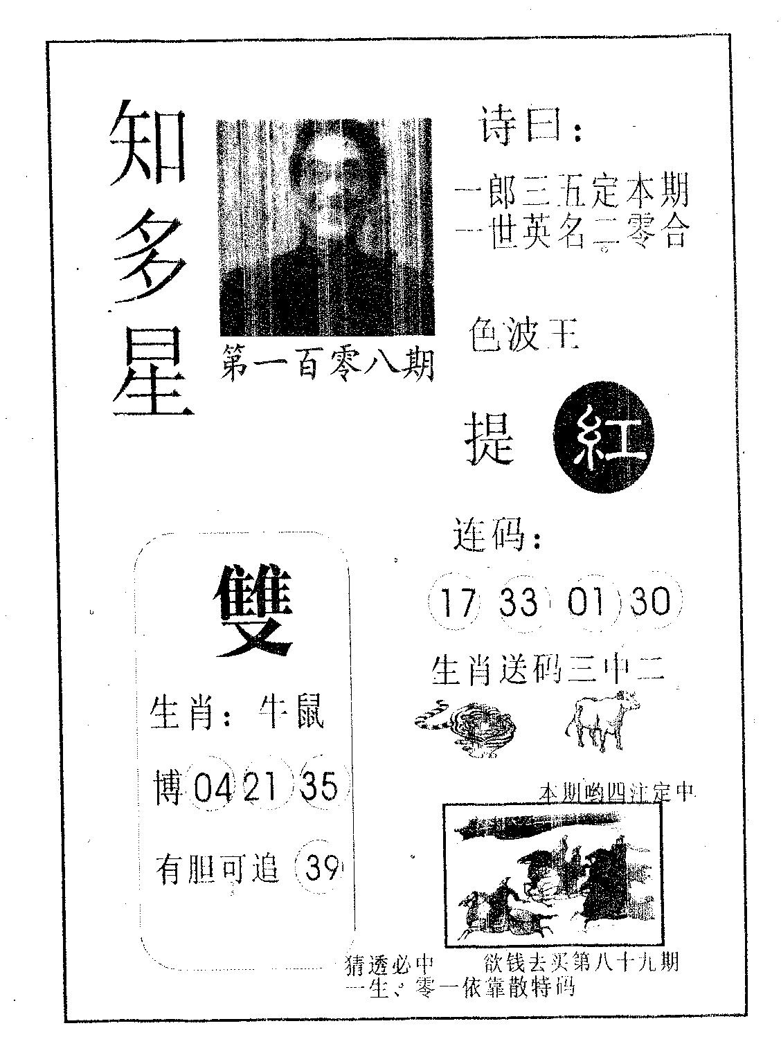 知多星 第108期