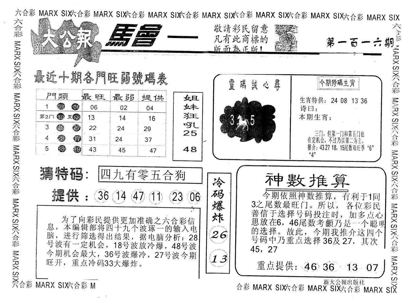 另版大公报 第116期