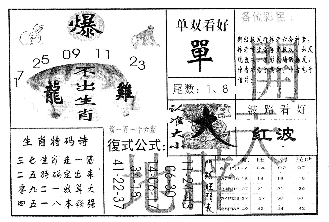 开天辟地 第116期