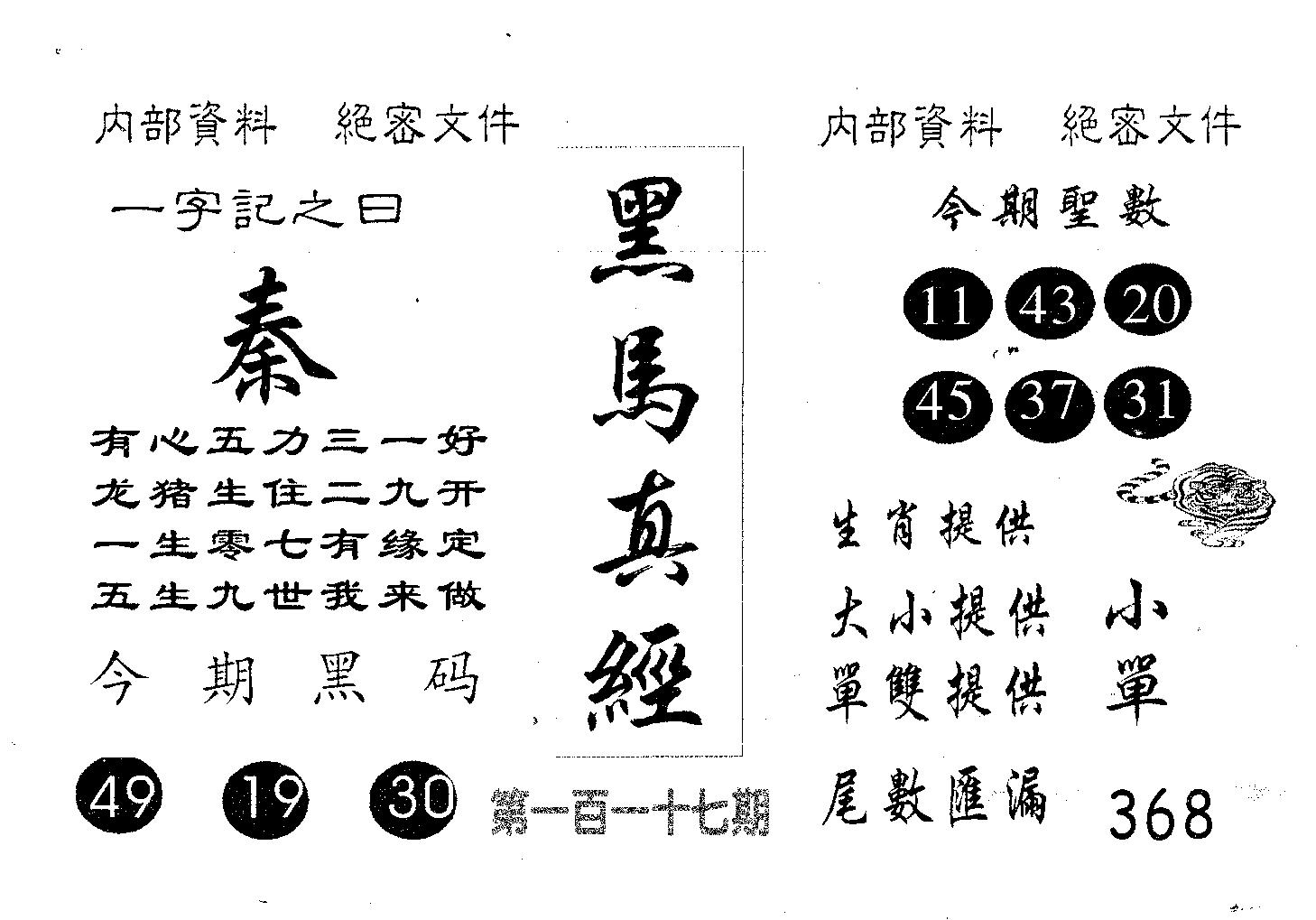 黑马真经 第117期