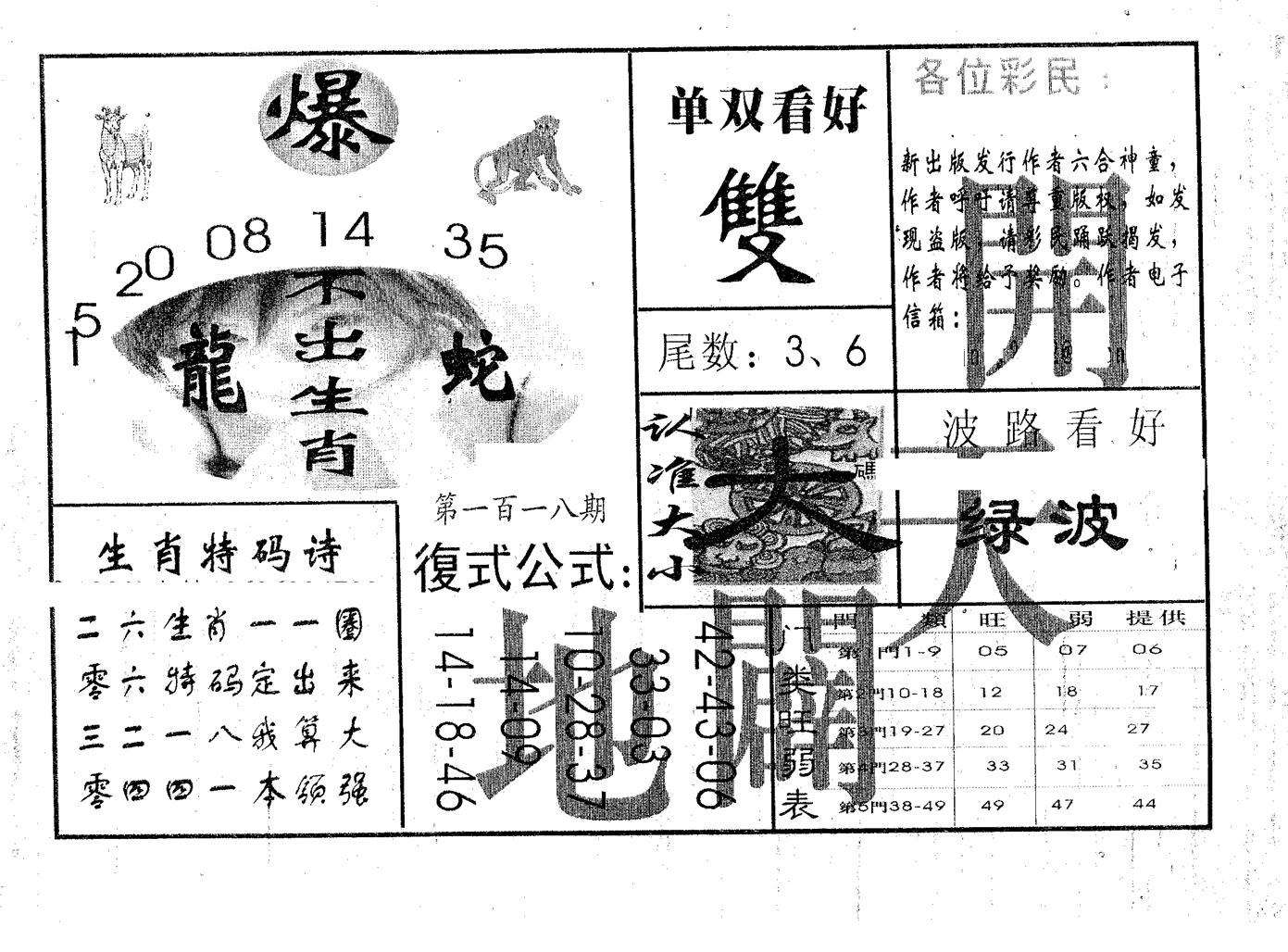 开天辟地 第118期
