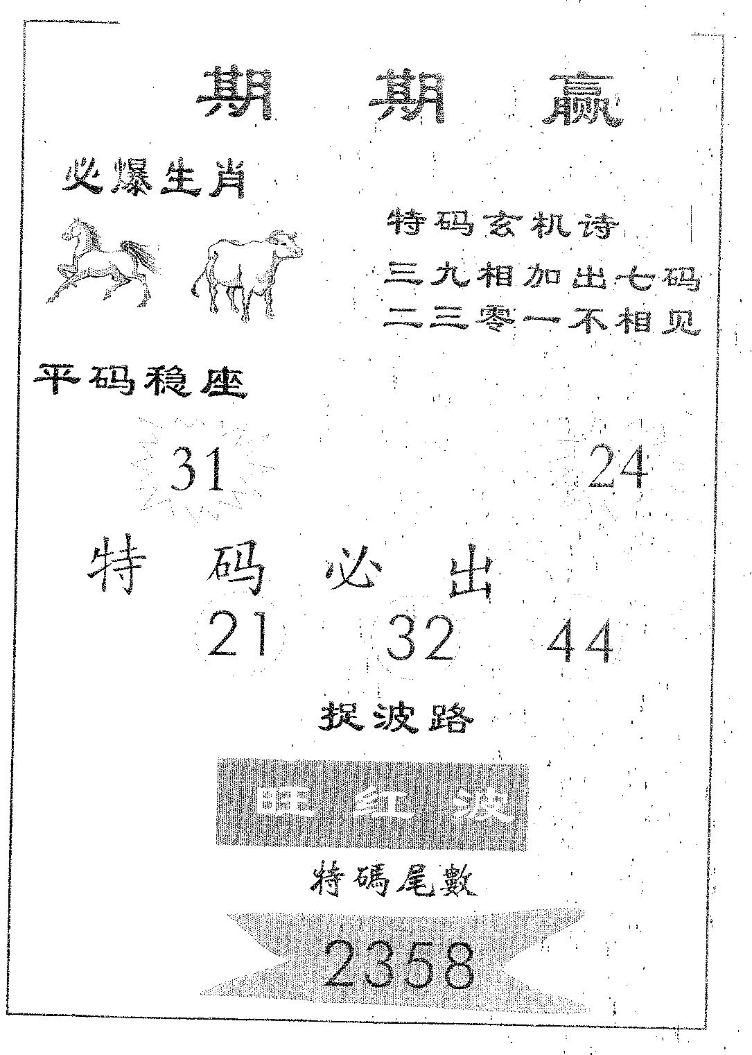 期期赢 第119期