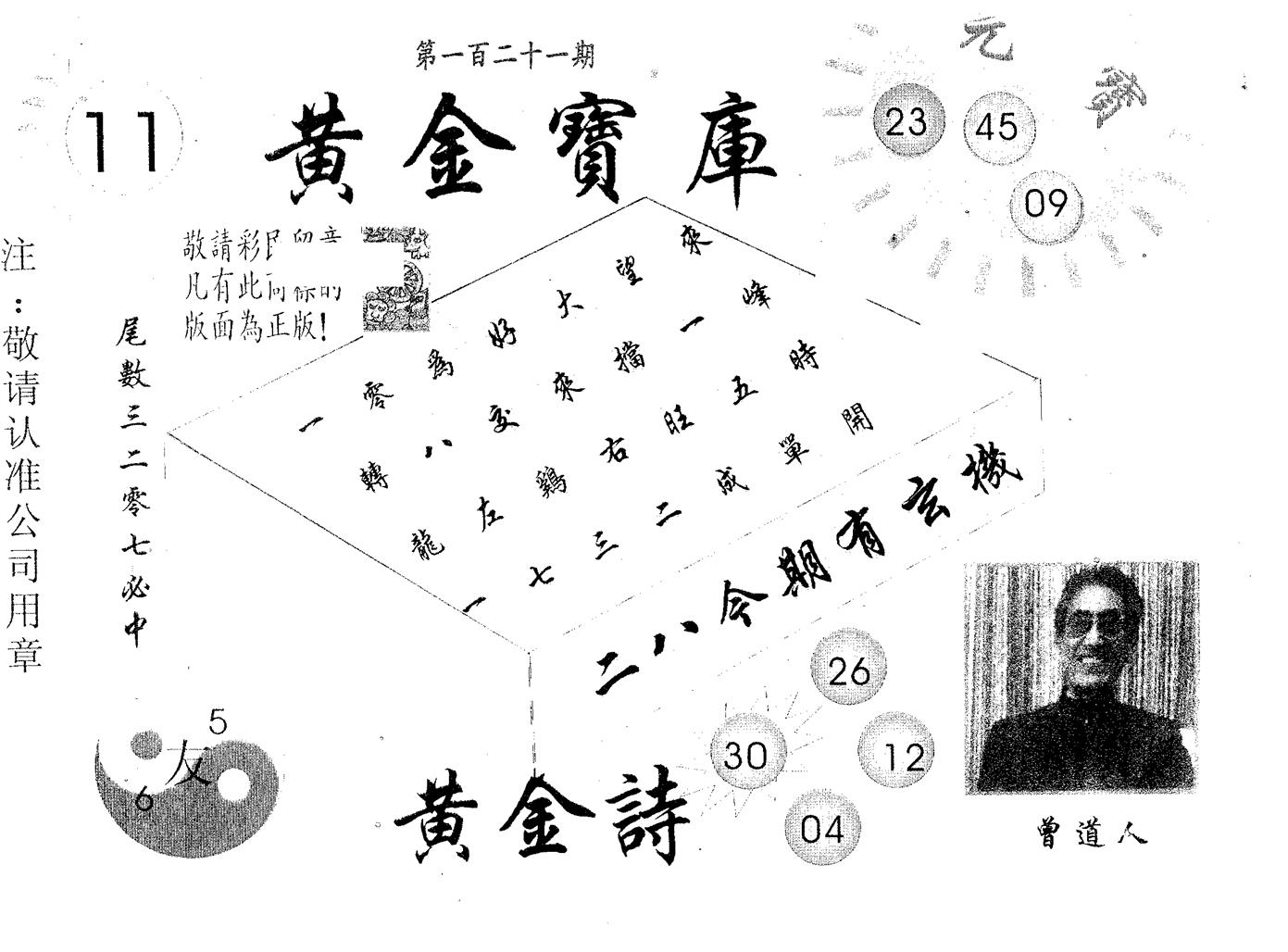 黄金宝库 第121期