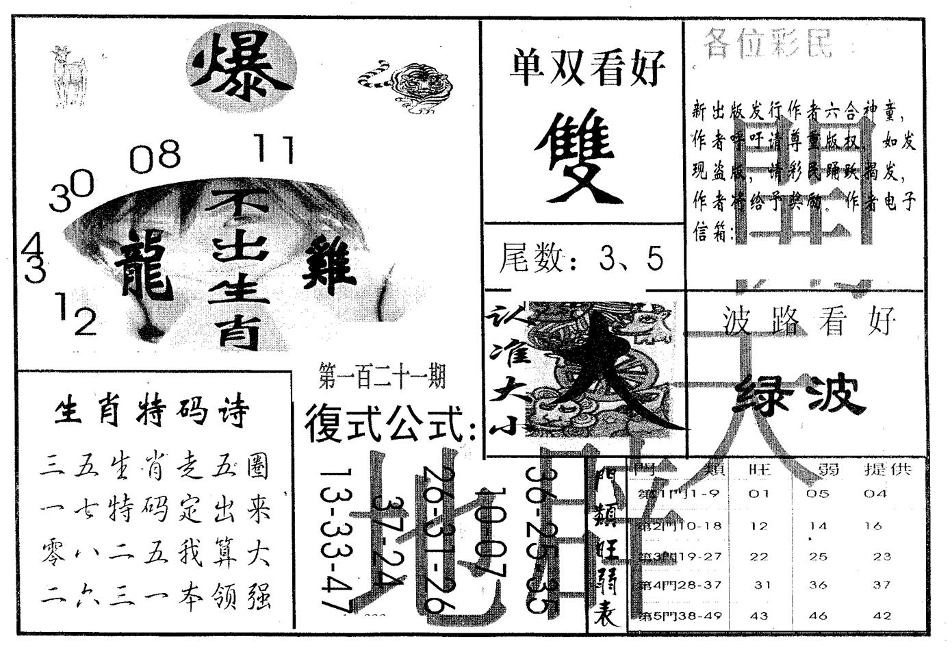 开天辟地 第121期