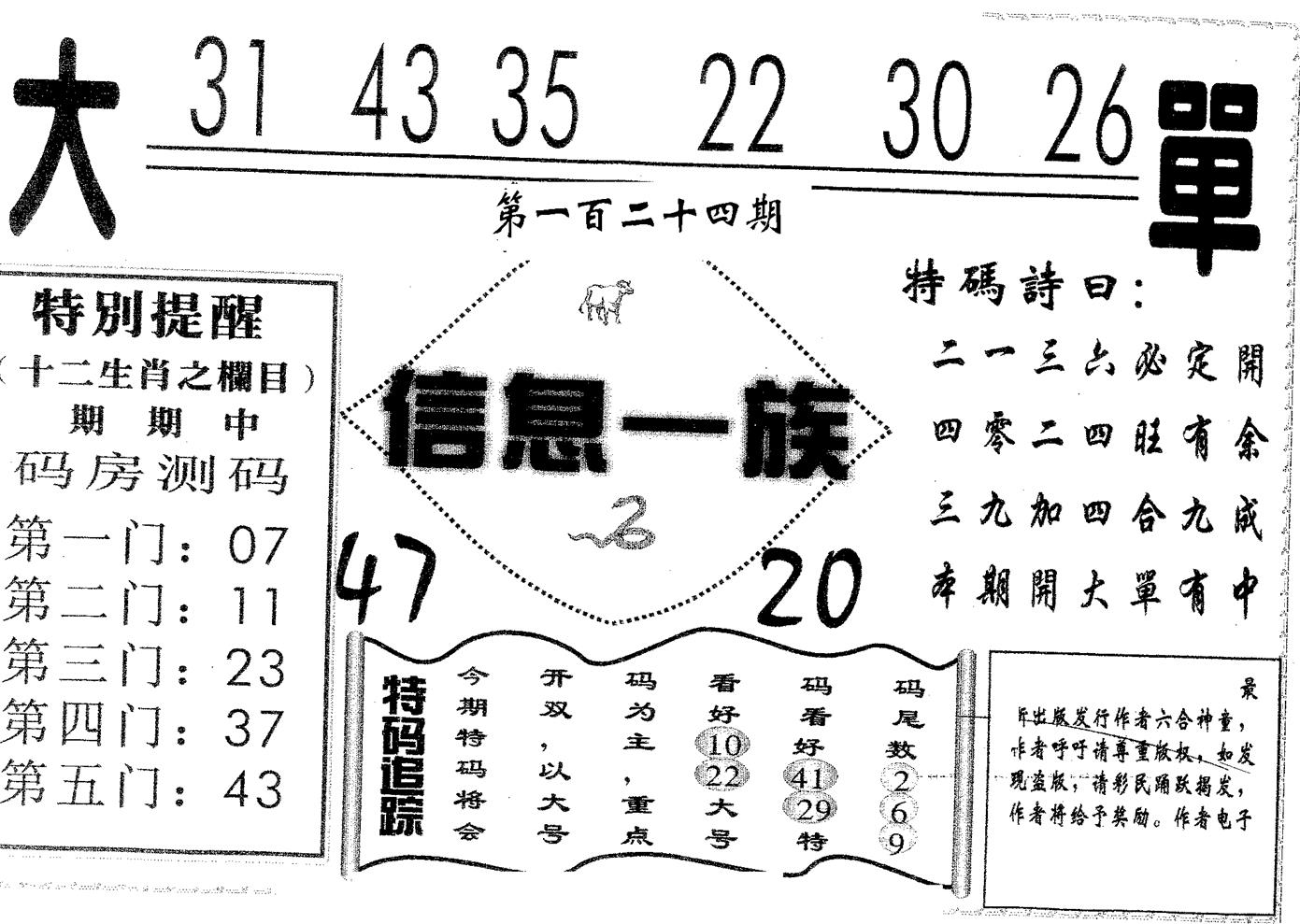 信息一族 第124期