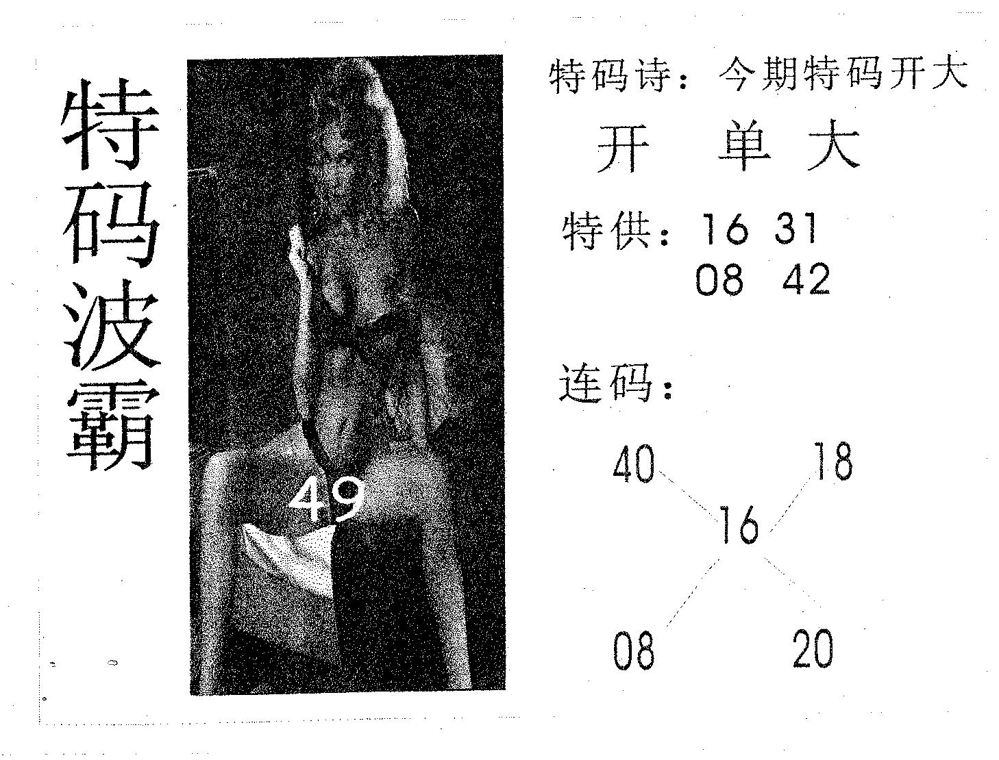 特码波霸 第125期