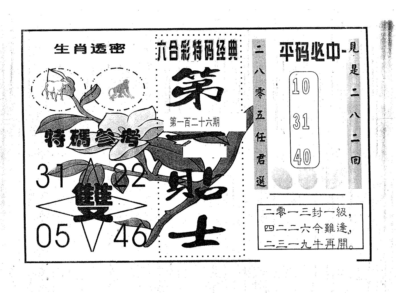 第一贴士 第126期