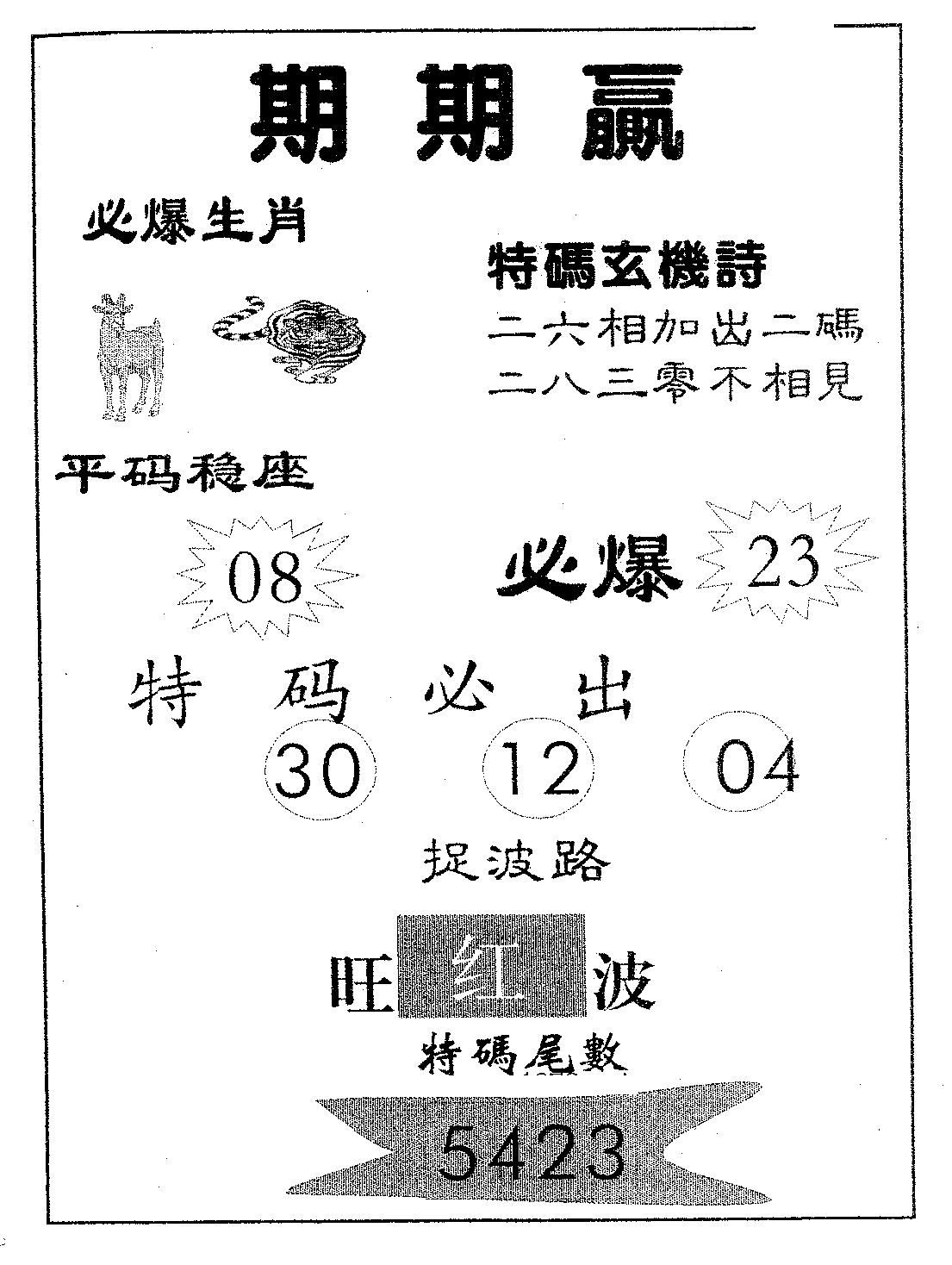 期期赢 第13期