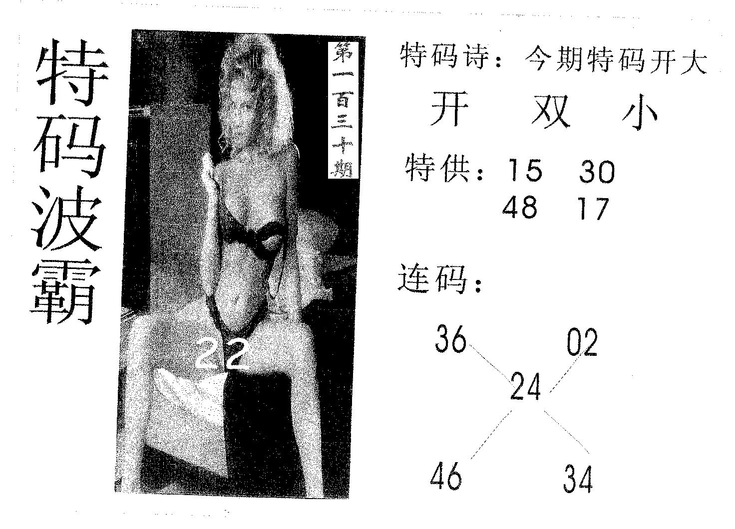 特码波霸 第130期
