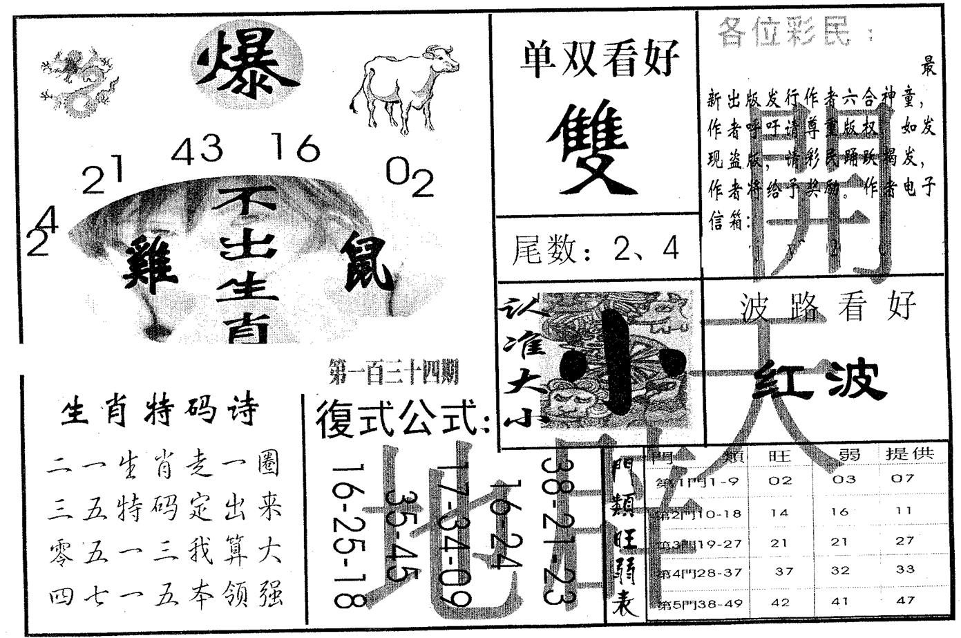 开天辟地 第134期