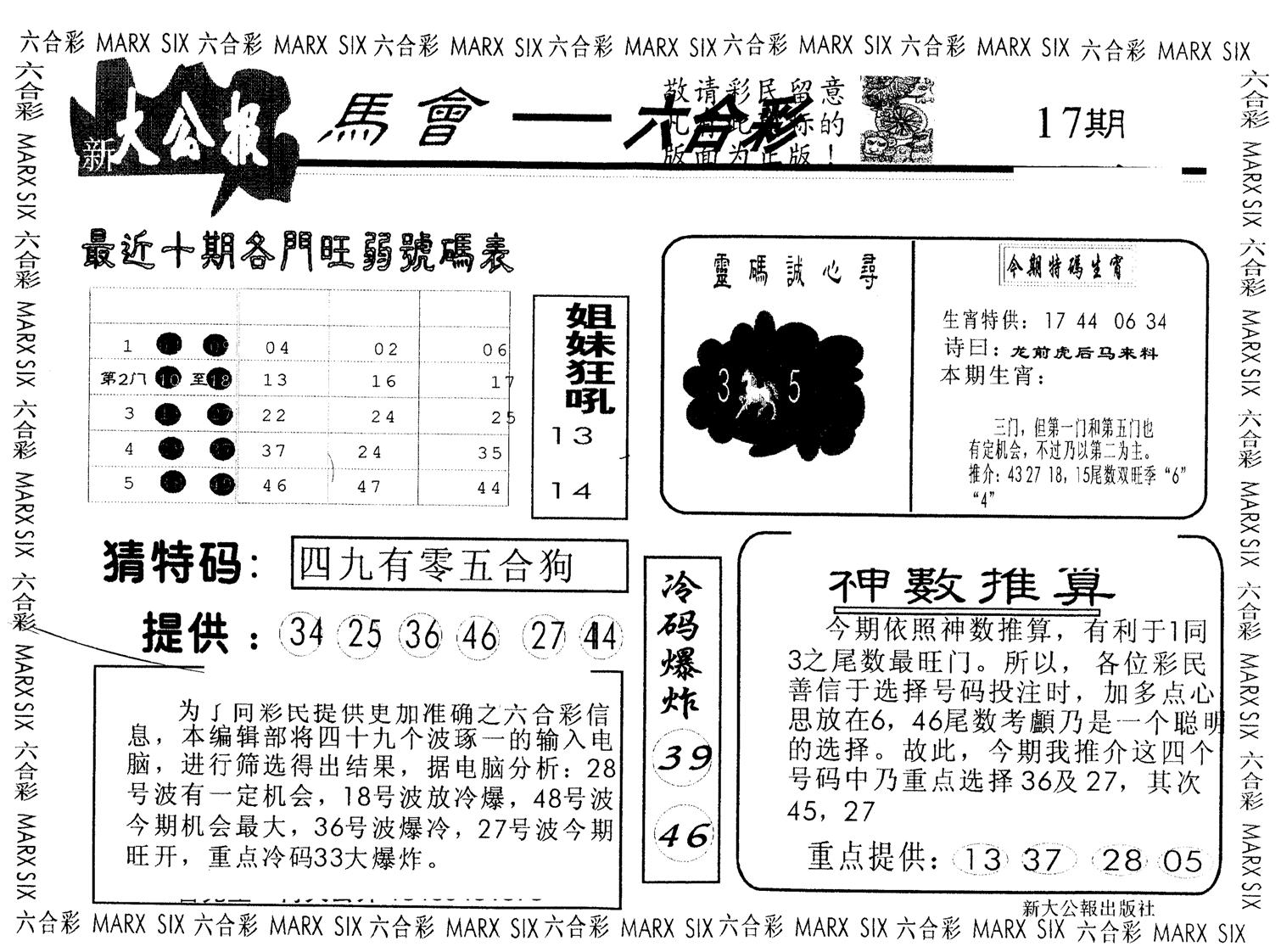 另版大公报 第17期