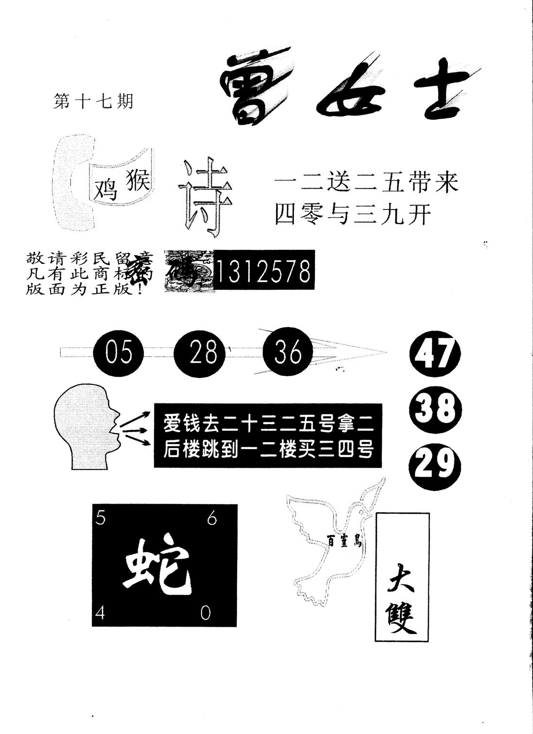 另版曾女士百灵鸟 第17期