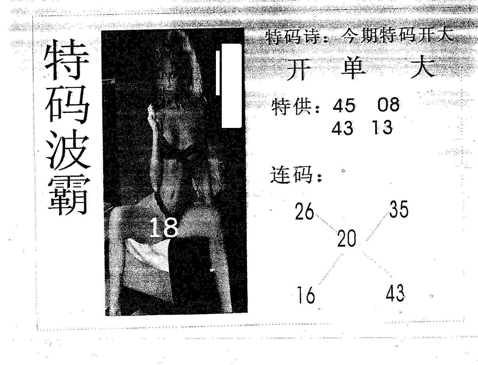 特码波霸 第19期