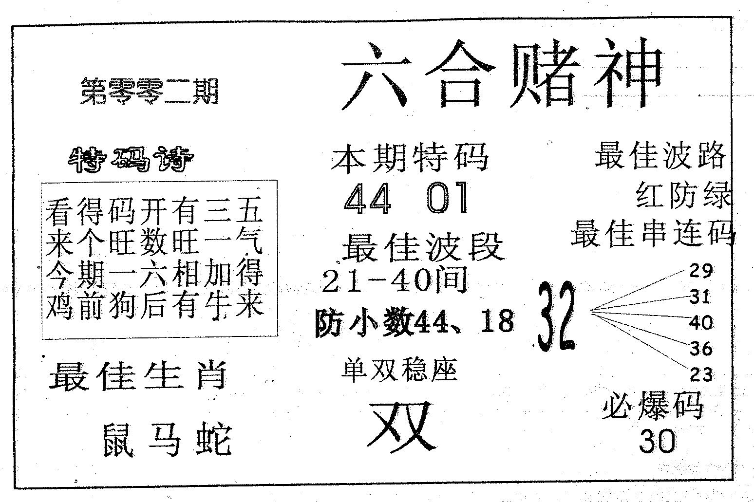 六合赌神 第2期