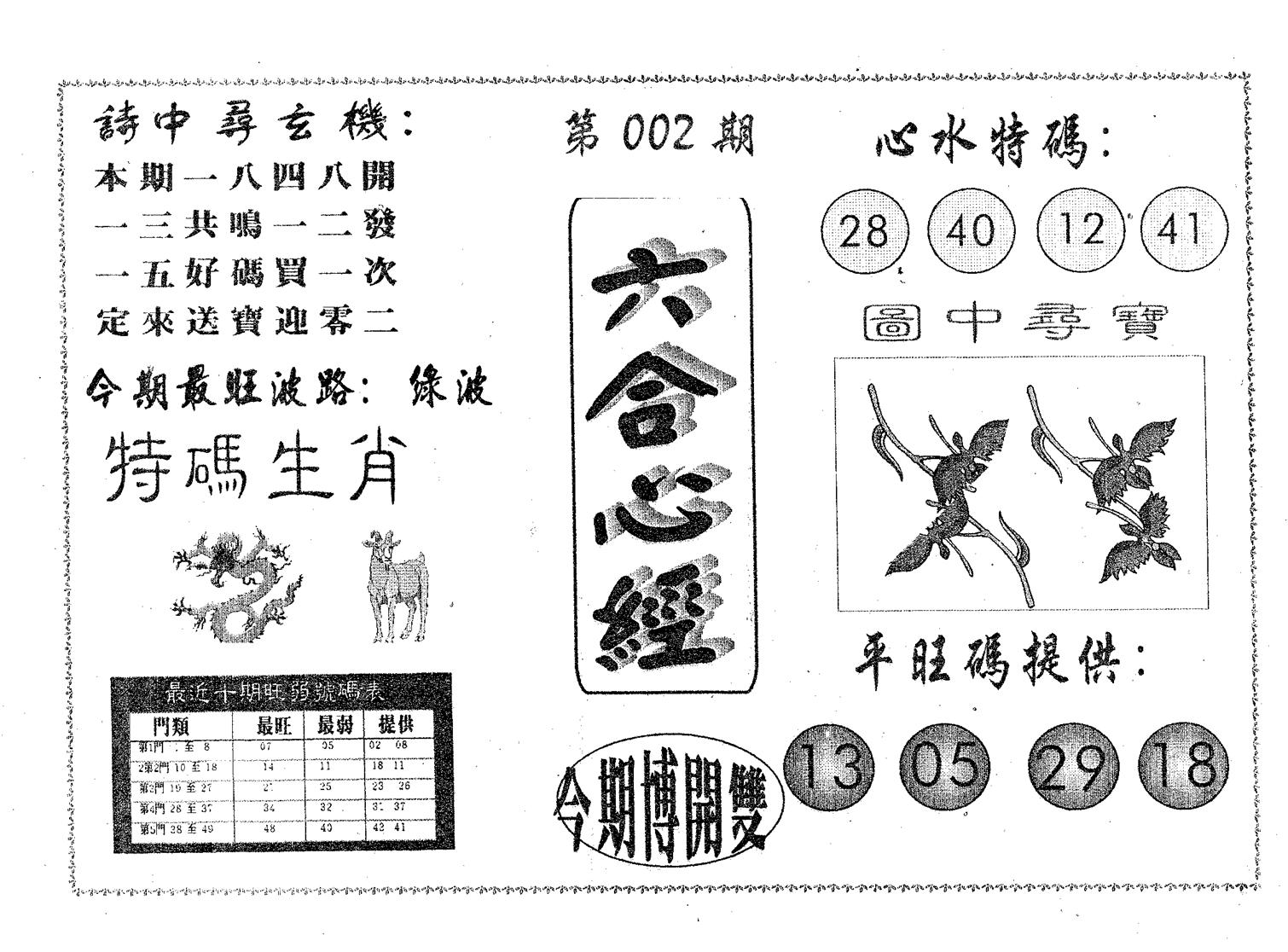 六合心经 第2期