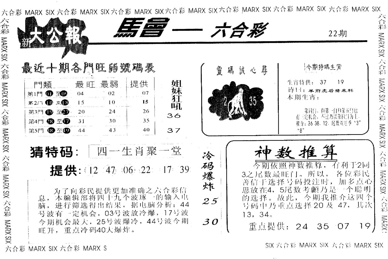 另版大公报 第22期