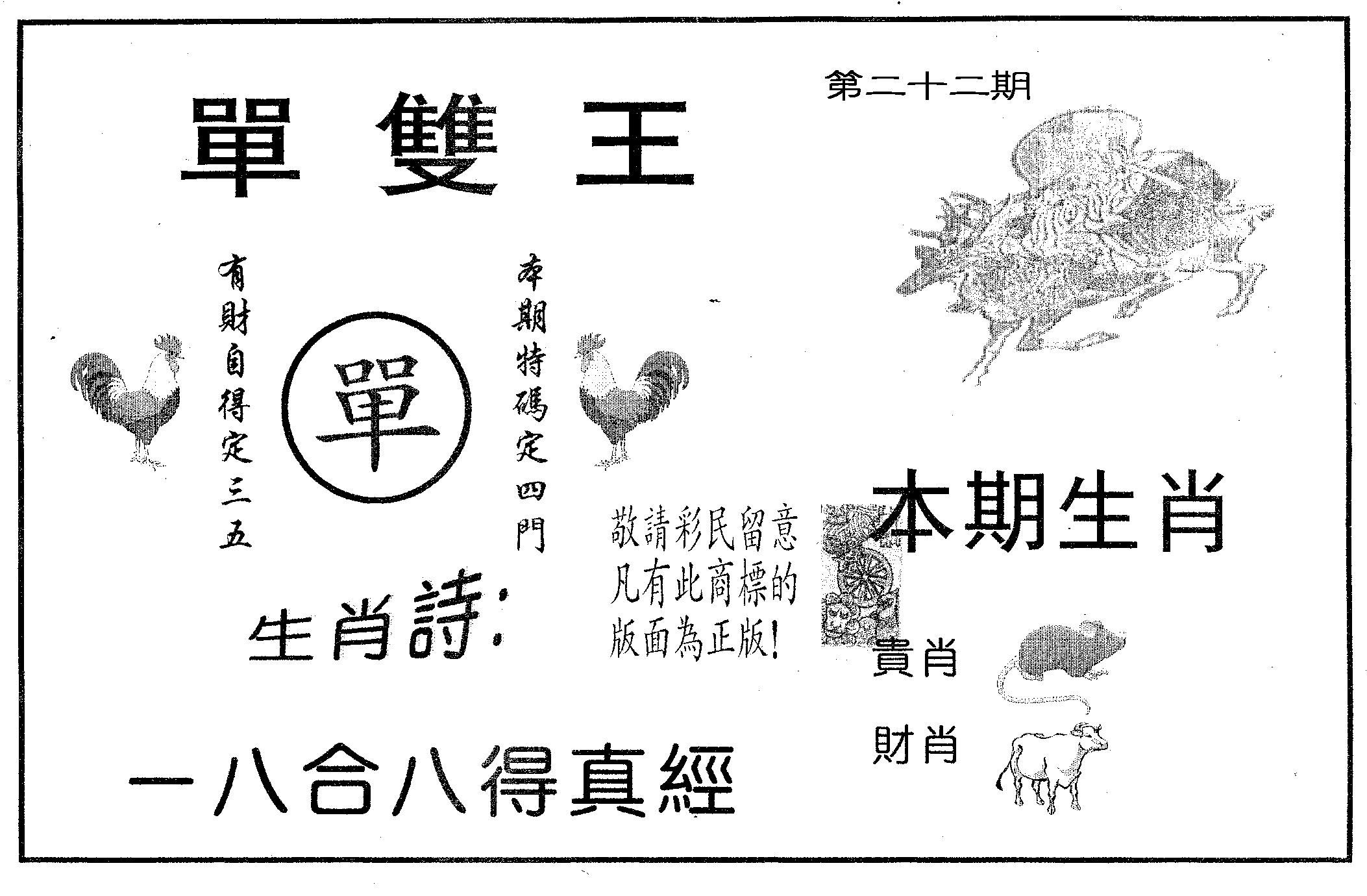 单双王B 第22期