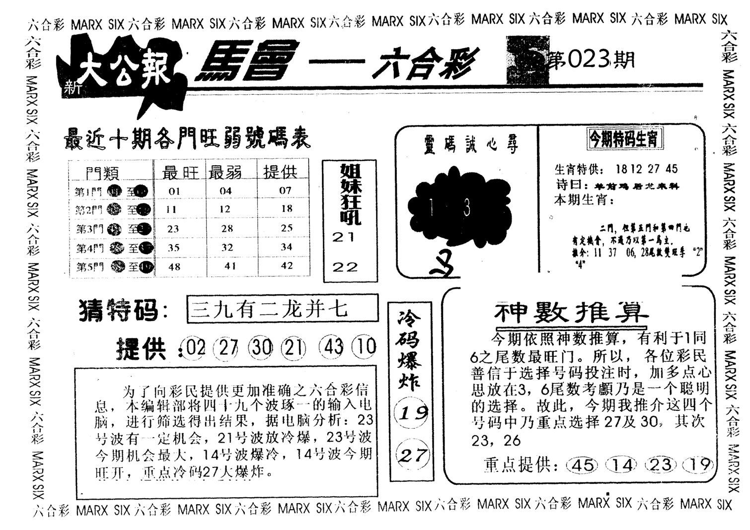 另版大公报 第23期