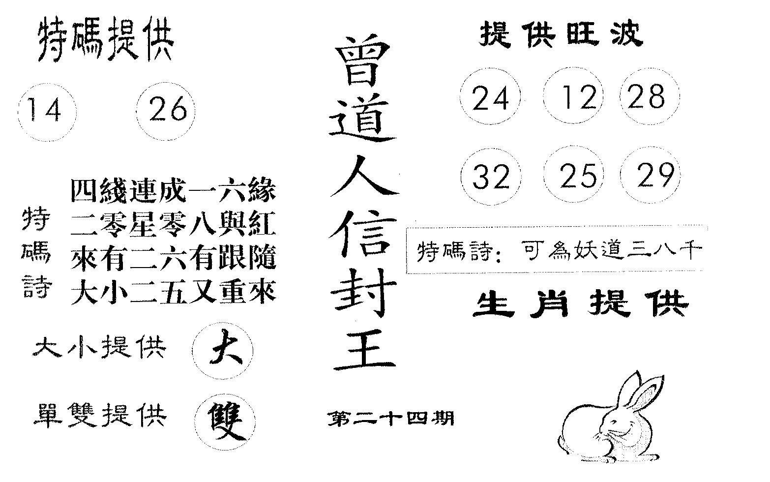 曾信封王 第24期