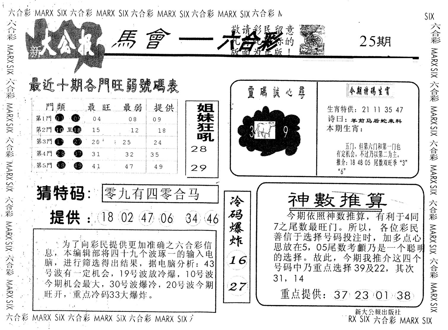 另版大公报 第25期