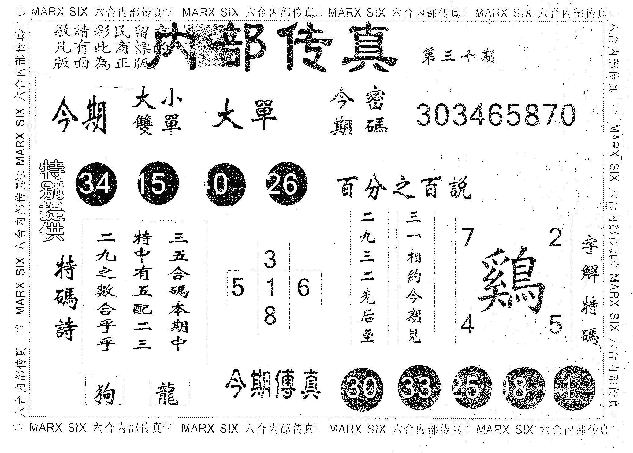内部传真 第30期