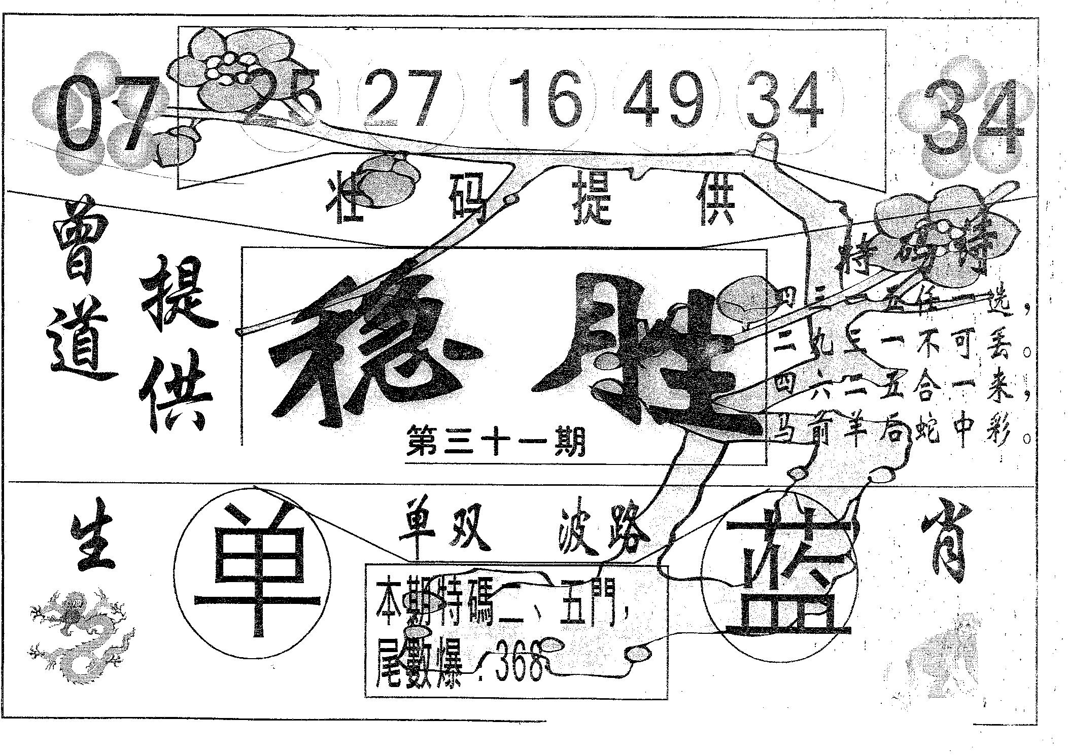 稳胜 第31期