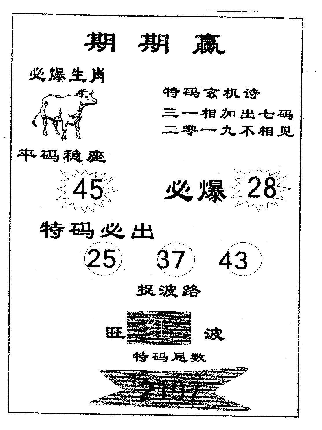 期期赢 第32期