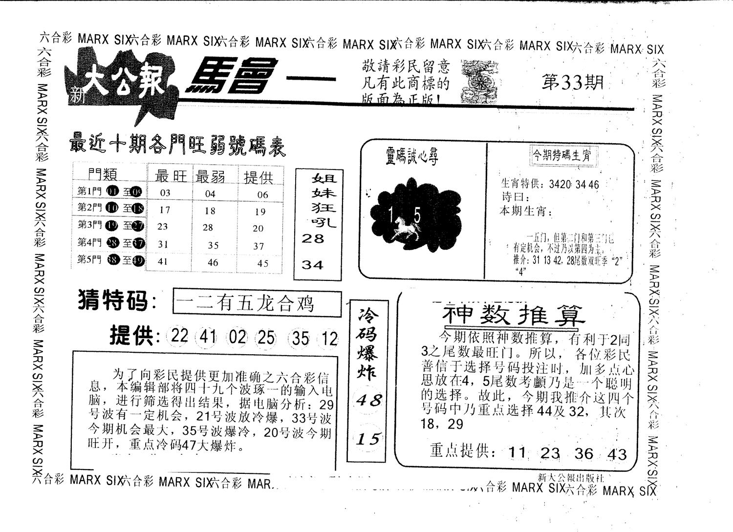 另版大公报 第33期