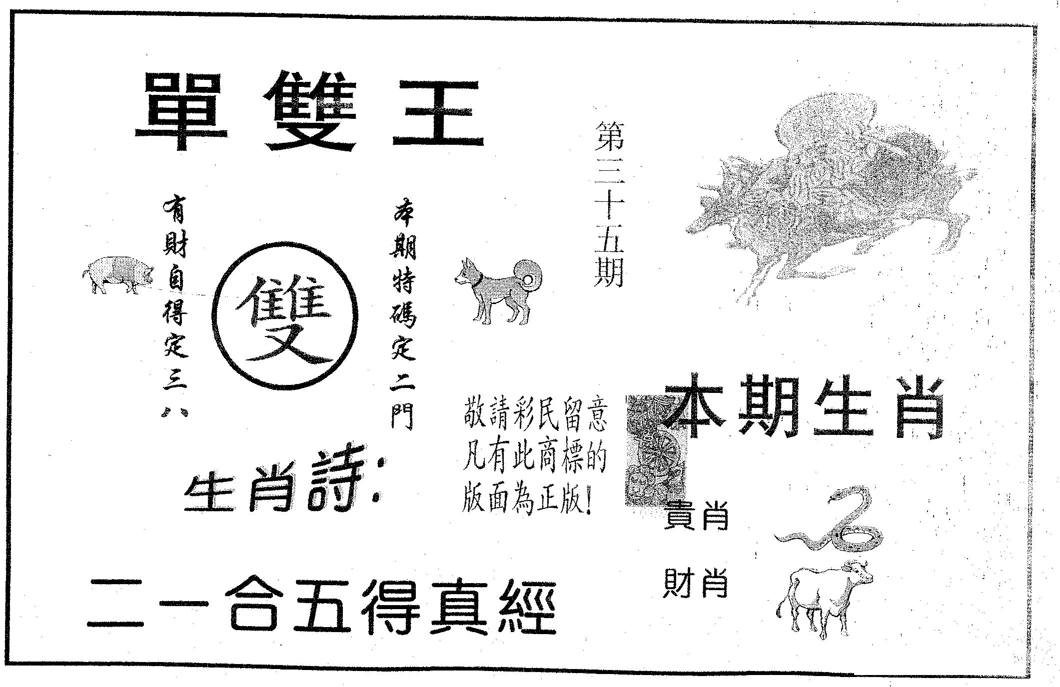 单双王B 第35期
