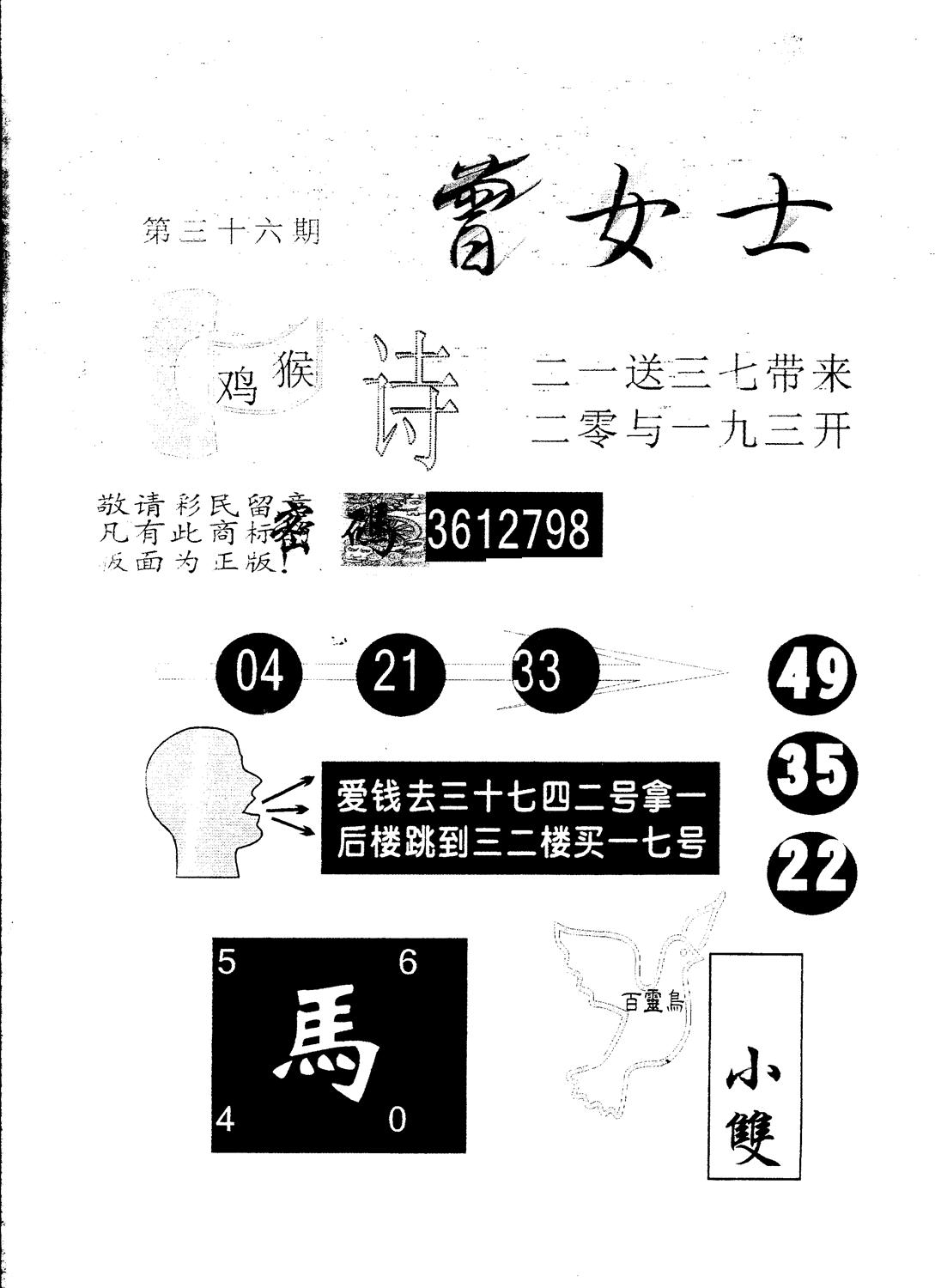另版曾女士百灵鸟 第36期