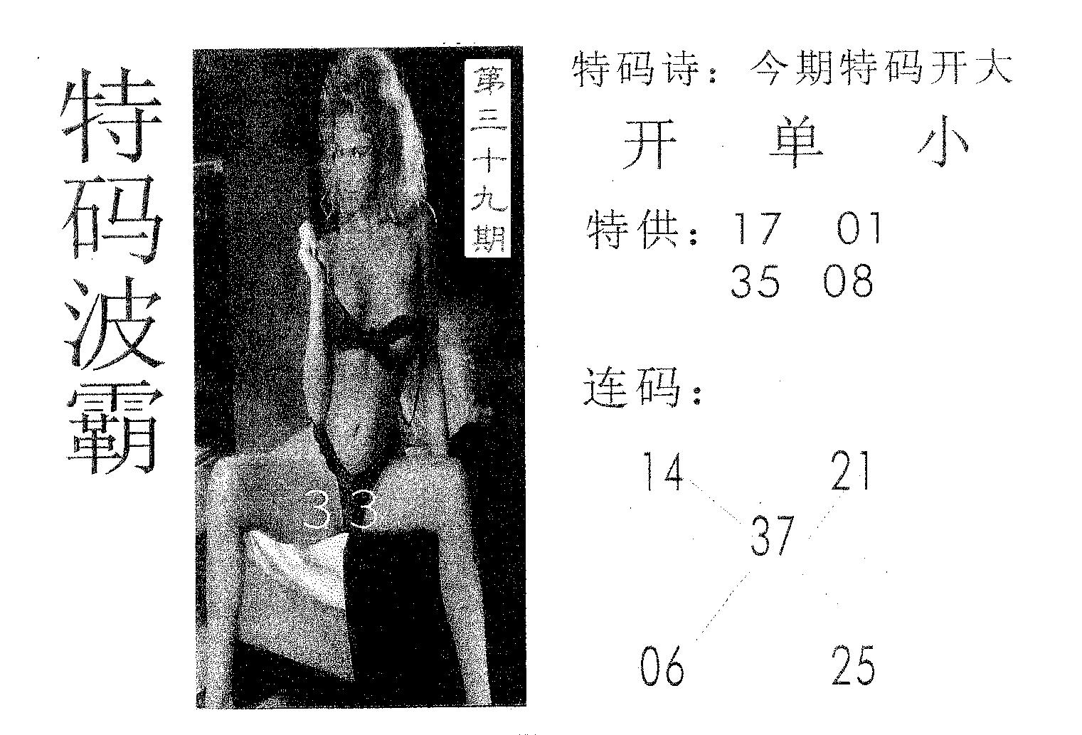 特码波霸 第39期