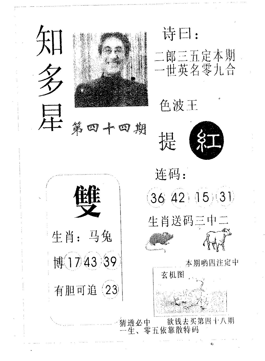 知多星 第44期