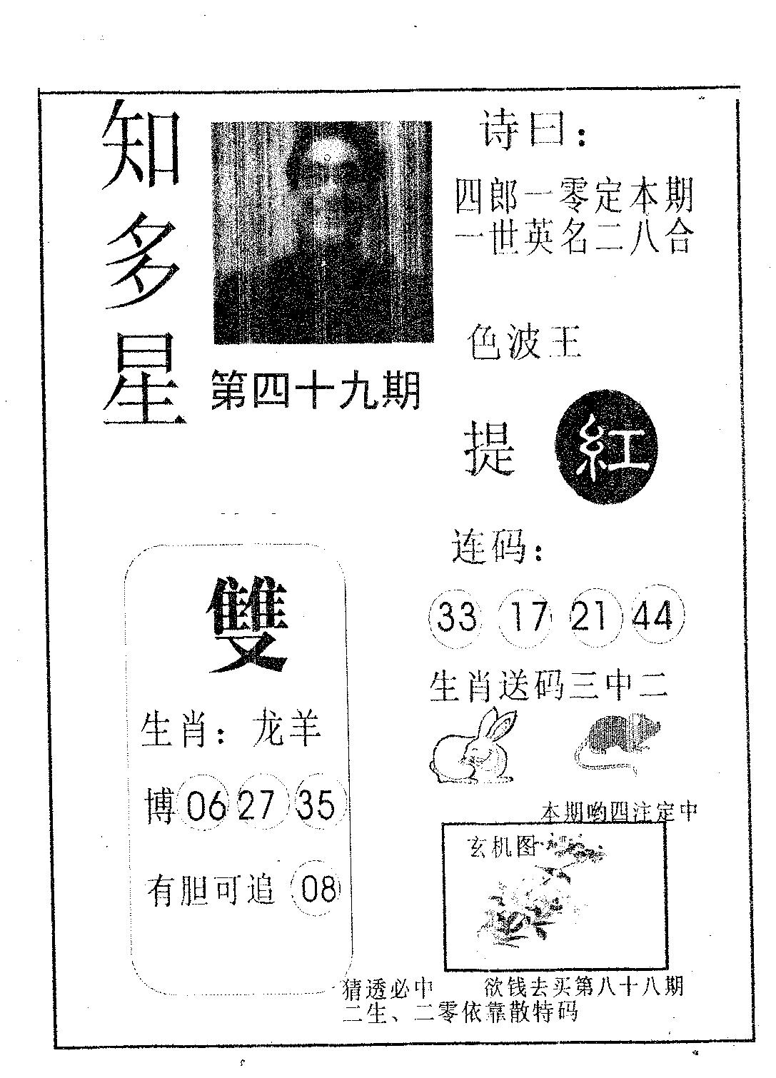 知多星 第49期