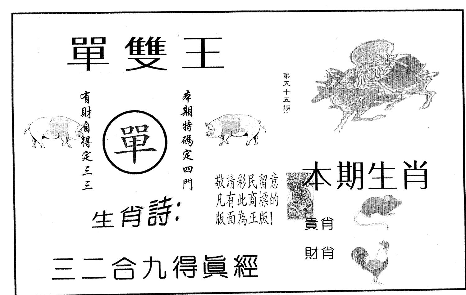 单双王B 第55期