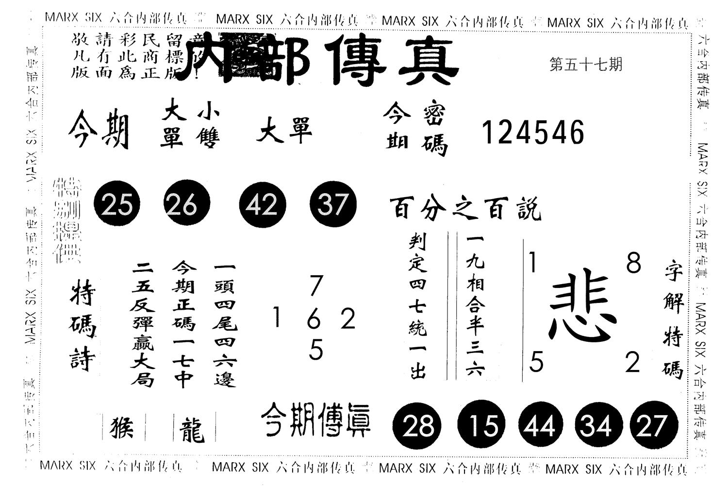 内部传真 第57期