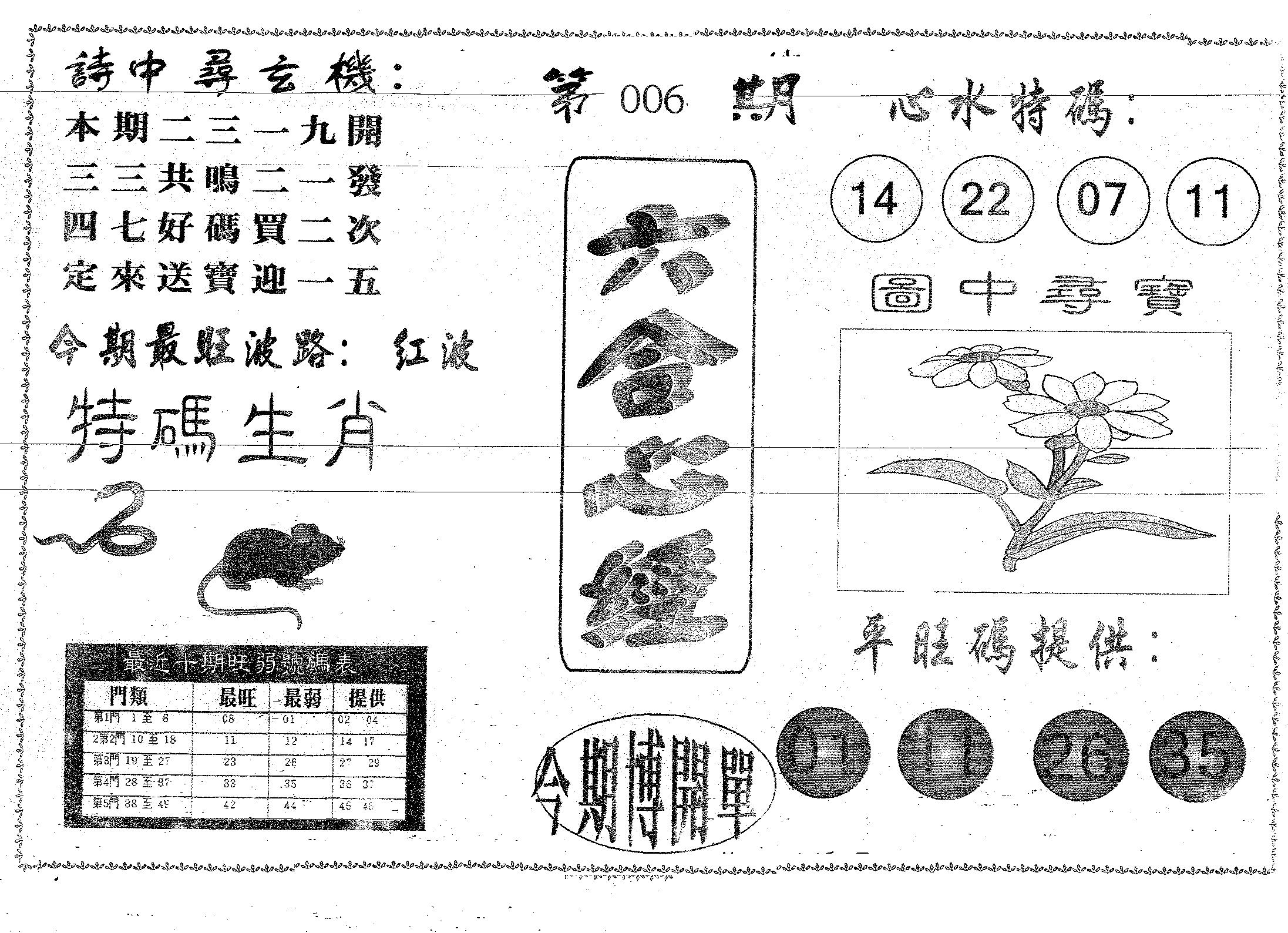 六合心经 第6期