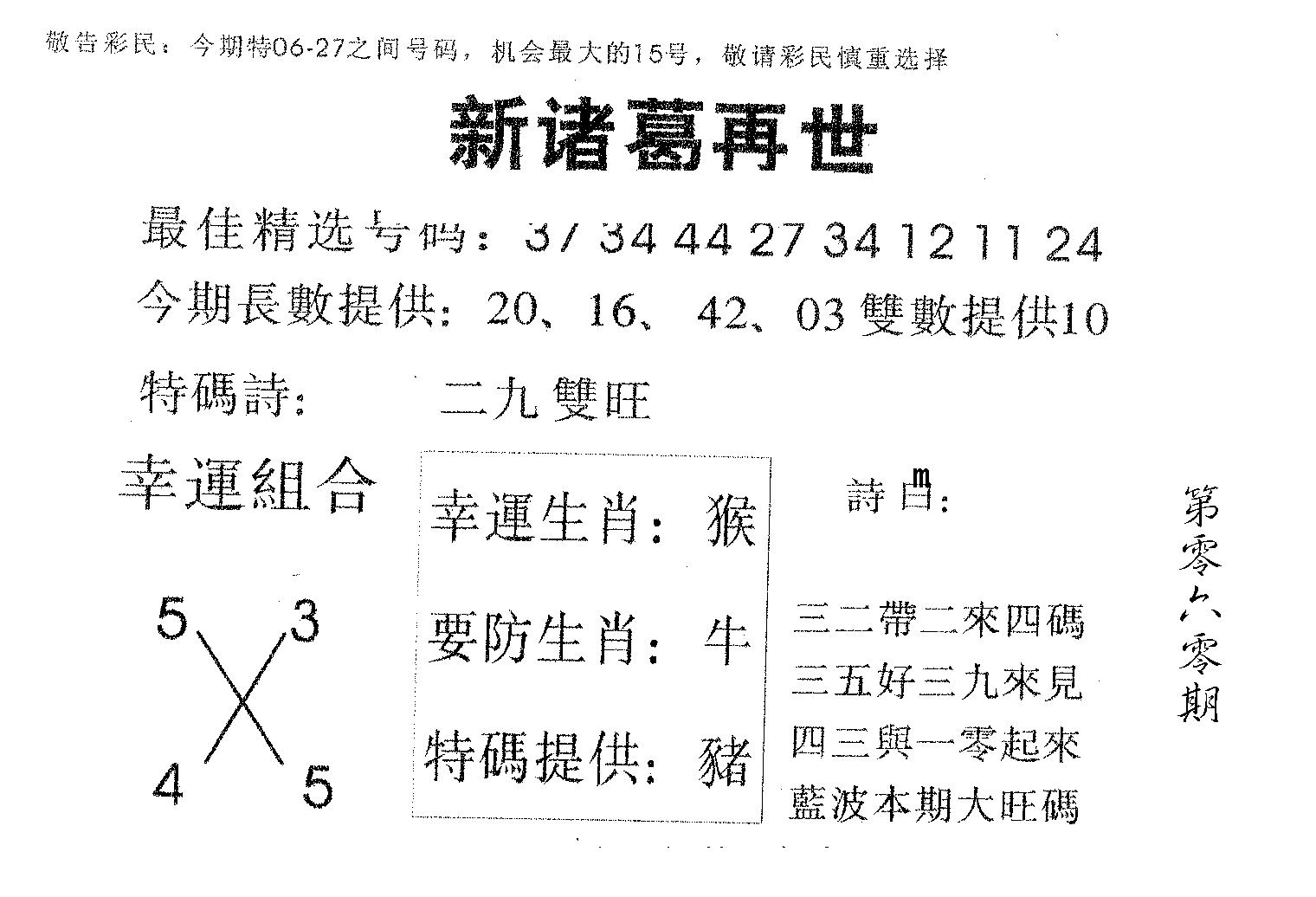 新诸葛 第60期