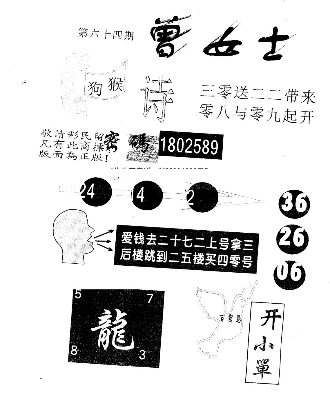 另版曾女士百灵鸟 第64期