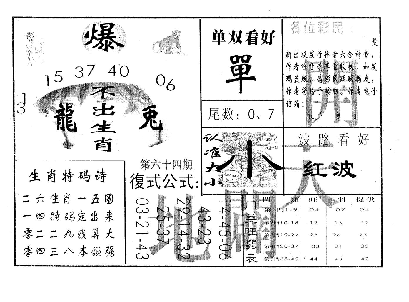 开天辟地 第64期
