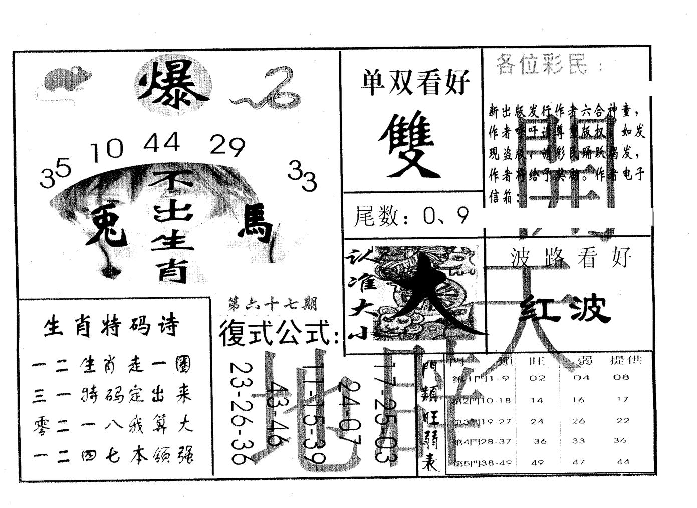 开天辟地 第67期