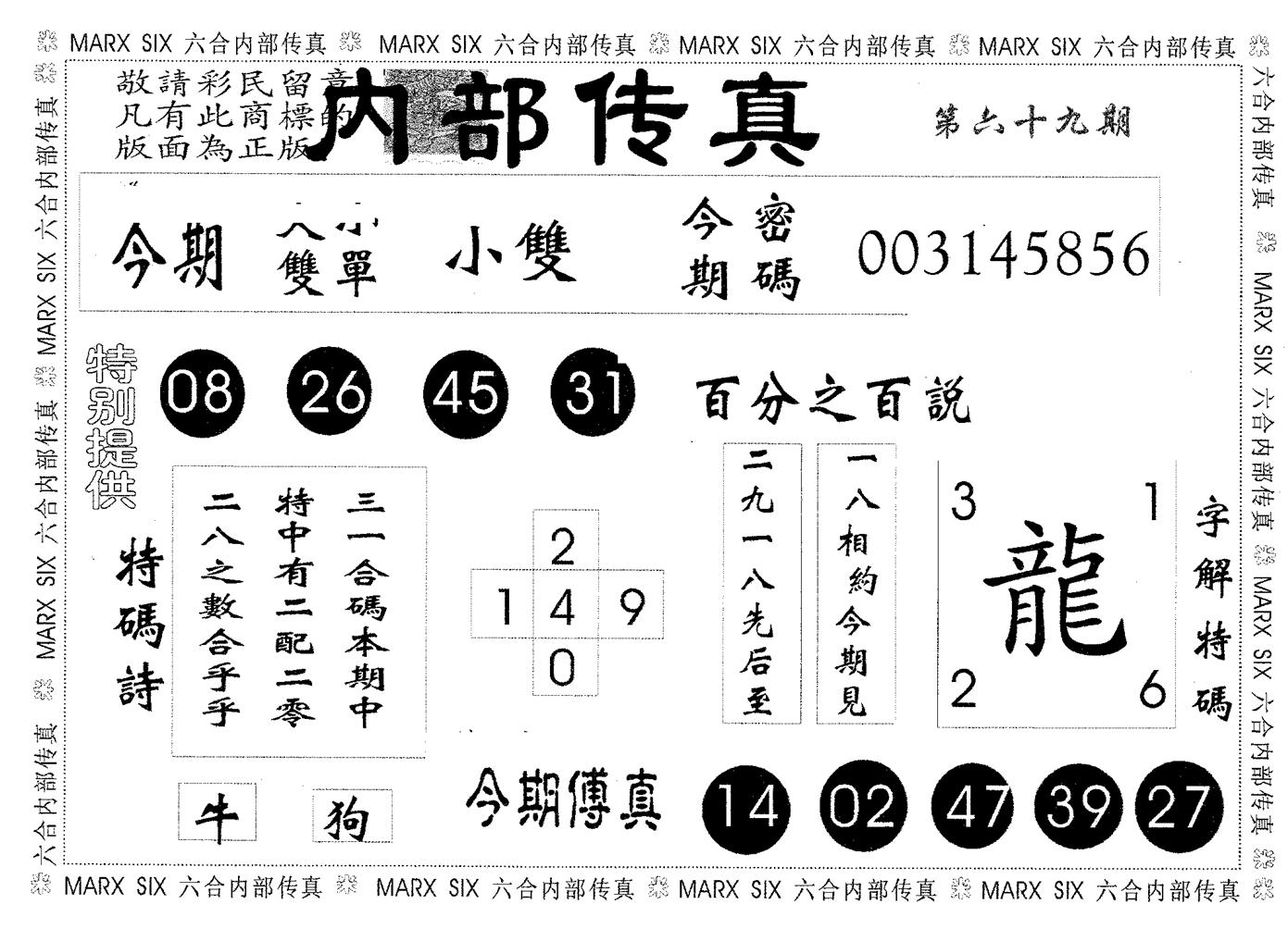 内部传真 第69期