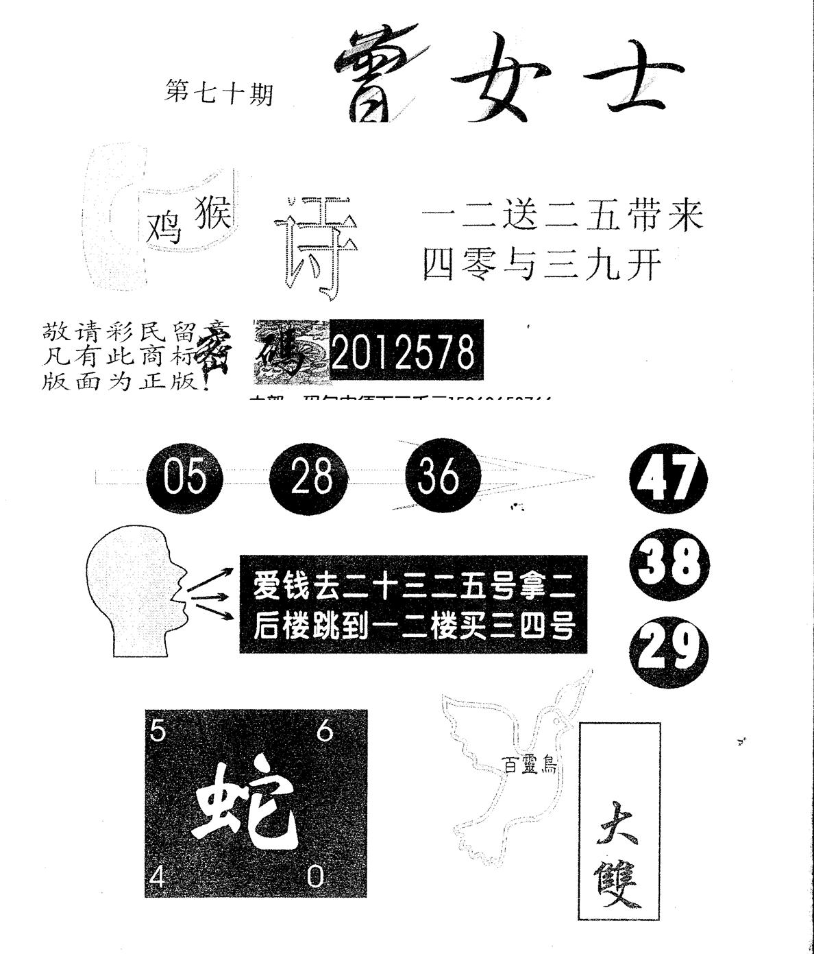 另版曾女士百灵鸟 第70期