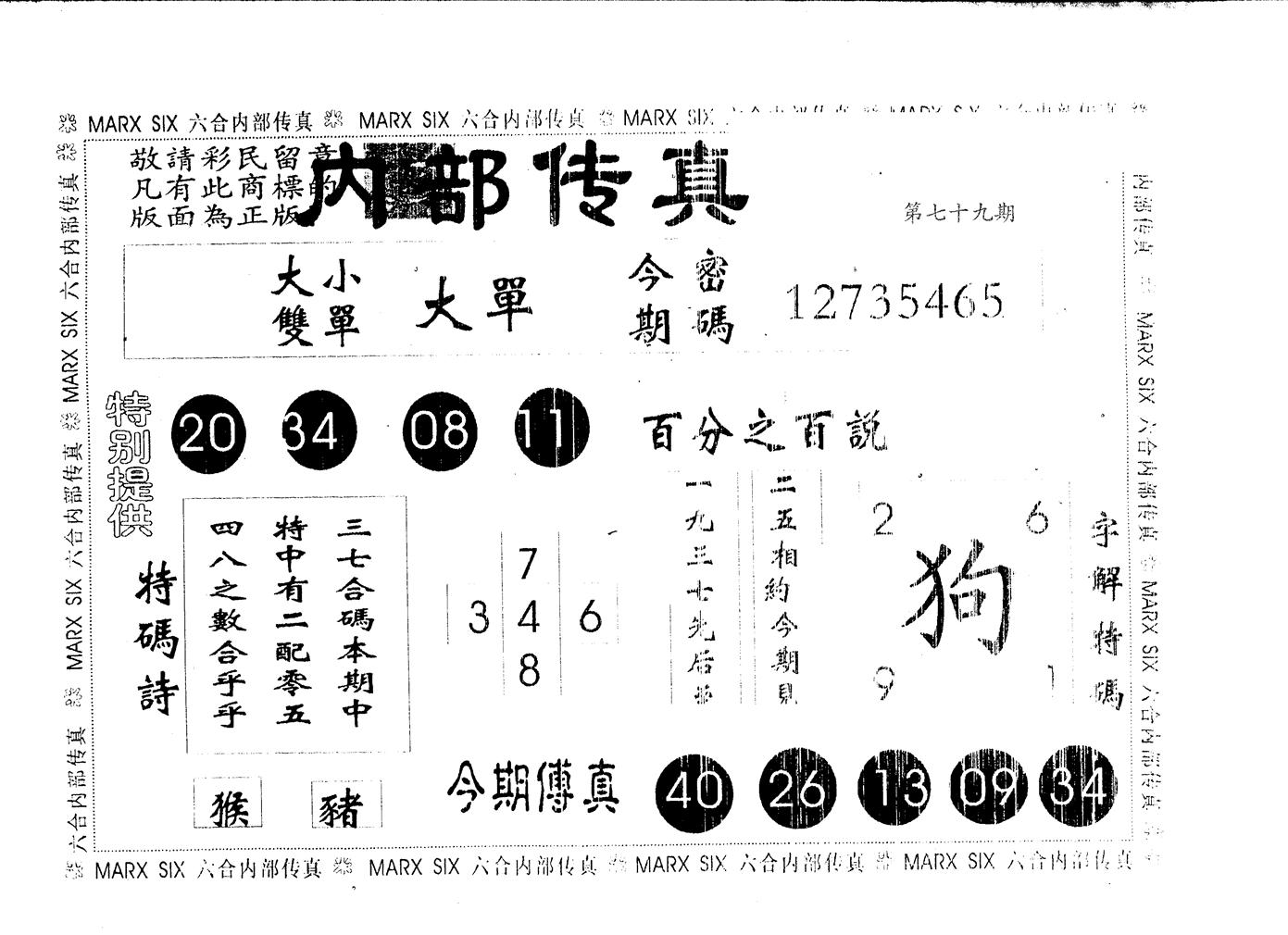内部传真 第79期