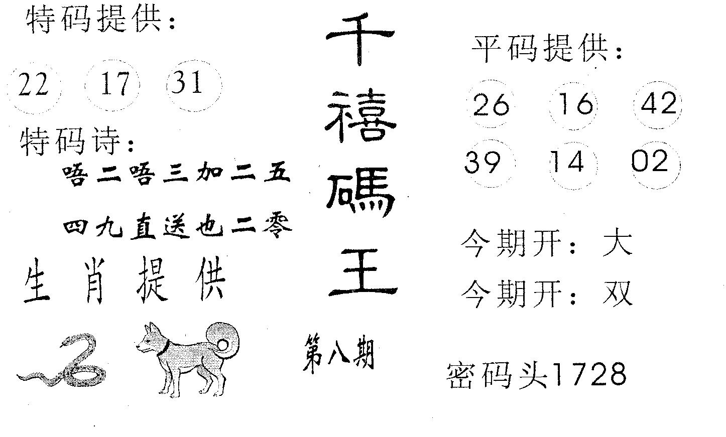 千禧码王 第8期