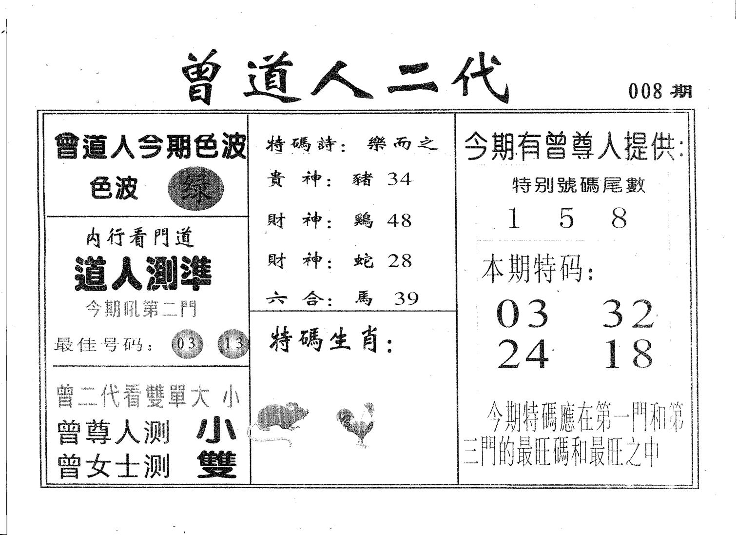 曾二代 第8期