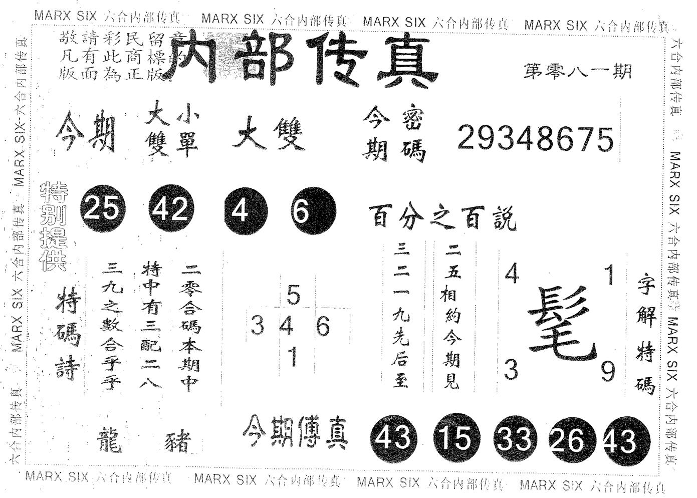 内部传真 第81期